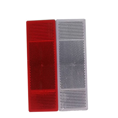 Arabalar için Kırmızı ve Beyaz Araba Yansıtıcı Şeritler 15cm × 5cm