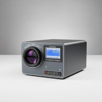 8876 derece geliş açılı Retroreflektör Ölçüm Cihazı, 700mm X 135mm X 115mm toplam hacimli ve 105 derece görüş açılı hassas ölçüm aleti