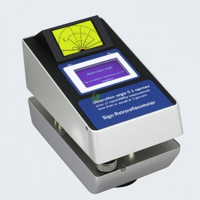 Gözlem açısı 0,2 derece İşaret Retroreflektometre tekrarlanabilirlik ölçüm hatası %2'ye eşit veya daha az İngilizce dil